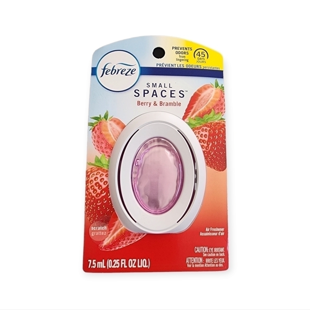 Febreze X 6 Small Spaces Air Freshener - Berry & Bramble new , count x 6